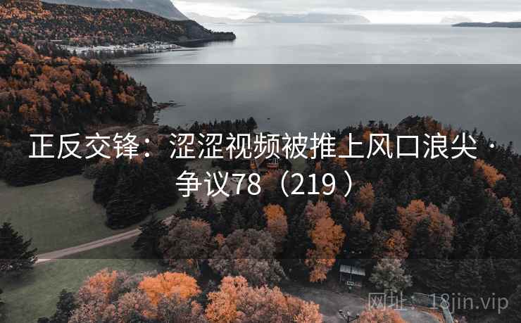 正反交锋：涩涩视频被推上风口浪尖 · 争议78（219 ）